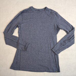 REI Co-Op Men's Long Sleeve Performance Shirt Size M Blue Heather Lightweight &